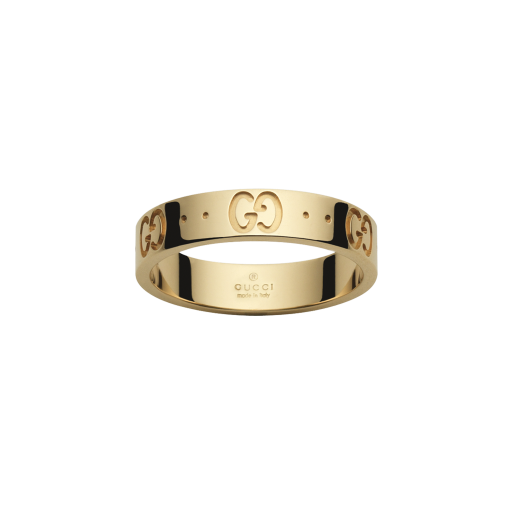 Icon Ring in Gelbgold